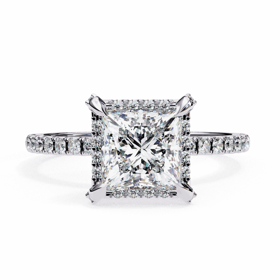 Forever Princess Hidden Halo Pavé