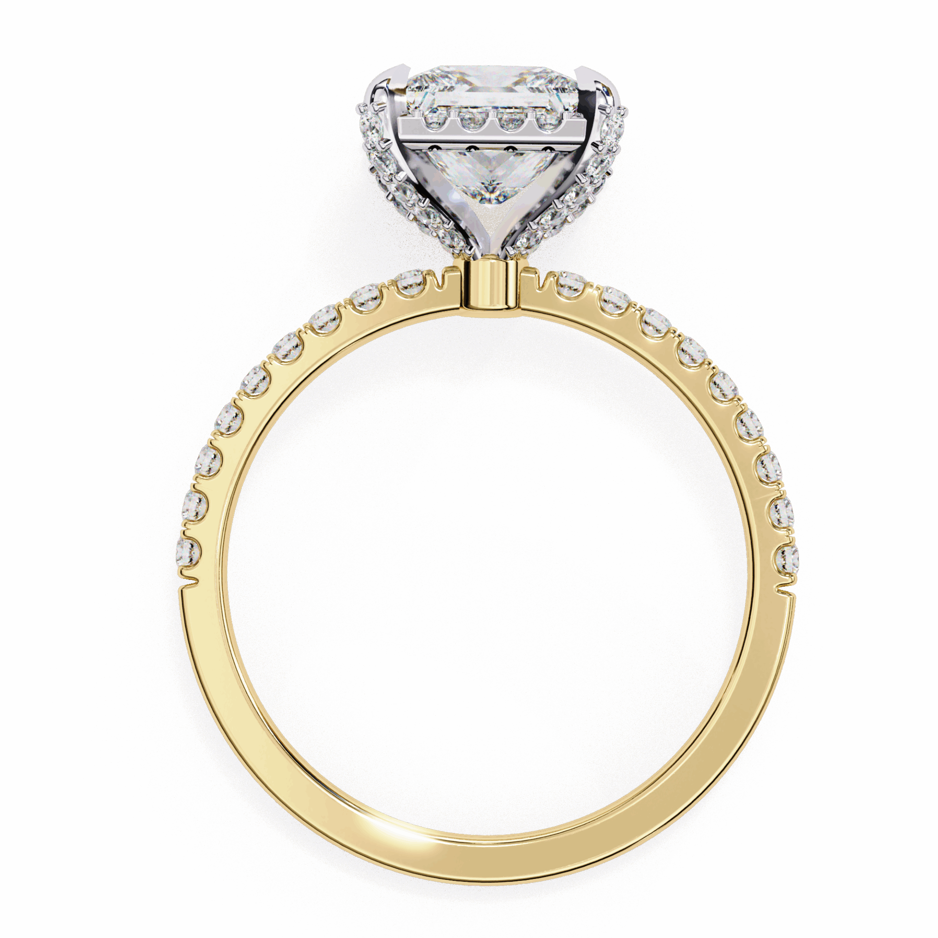 2.5 Carat Princess Forever Solitaire Wedding Ring in Moissanite | House of Estara