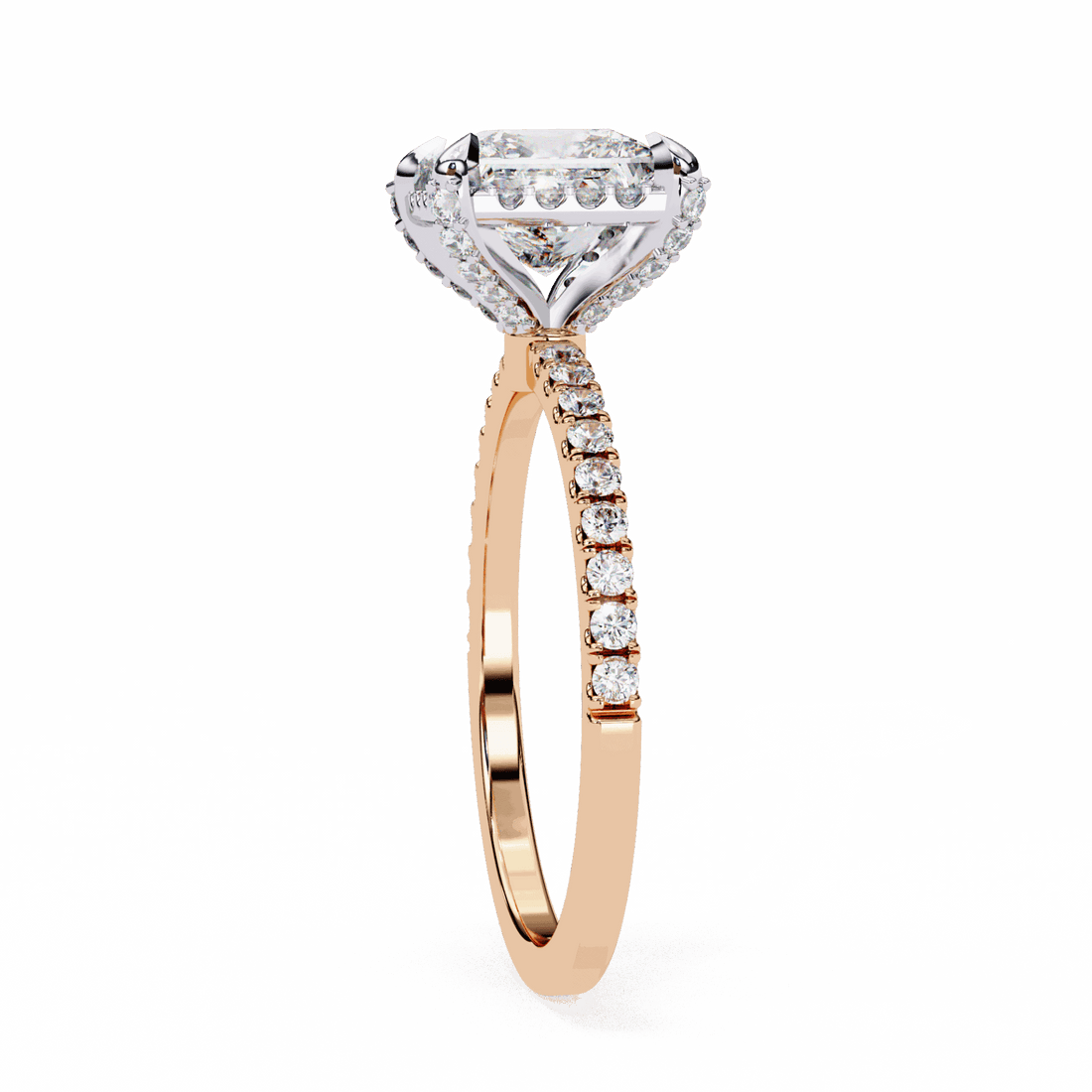 2.5 Carat Princess Forever Solitaire Wedding Ring in Moissanite | House of Estara