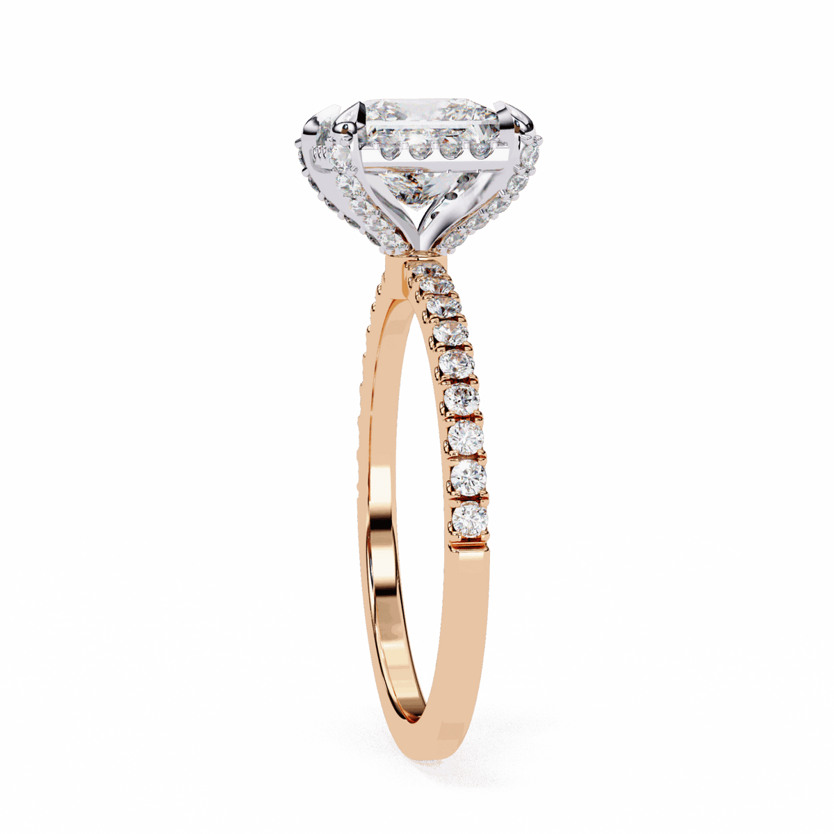 2.5 Carat Princess Forever Solitaire Wedding Ring in Moissanite | House of Estara