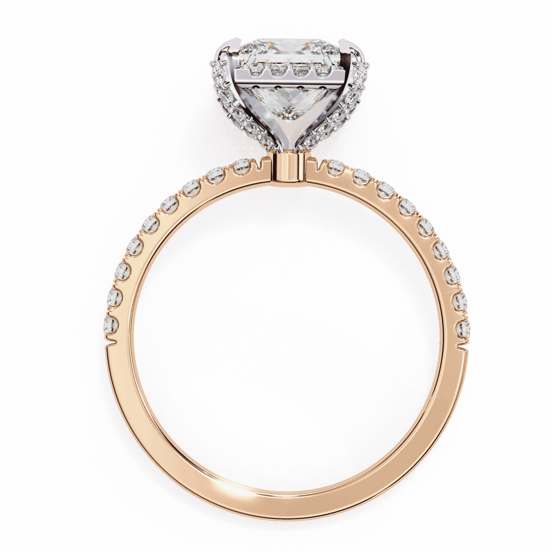 2.5 Carat Princess Forever Solitaire Wedding Ring in Moissanite | House of Estara