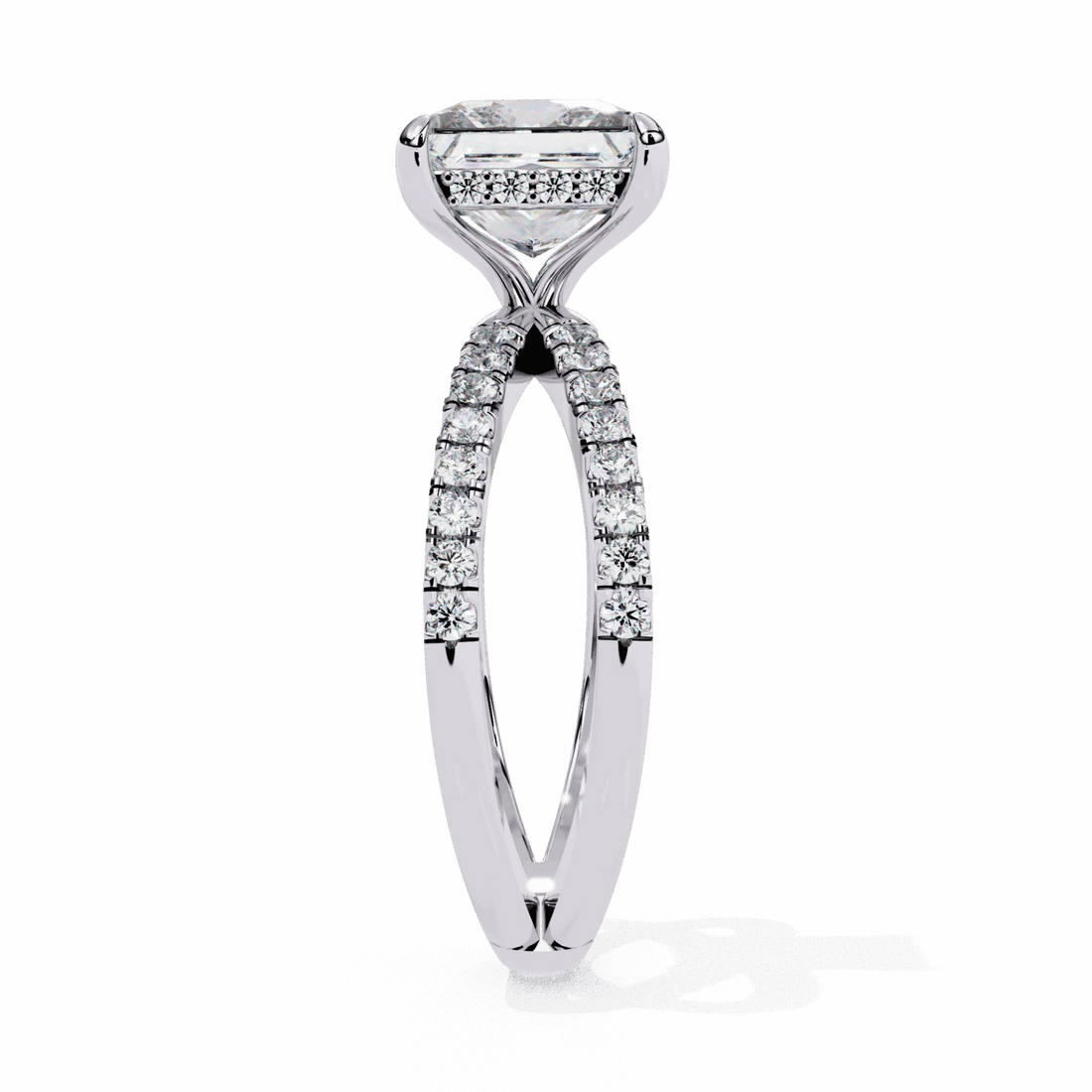 2.75 Carat Princess Eternal Spark Solitaire Ring in Moissanite | House of Estara
