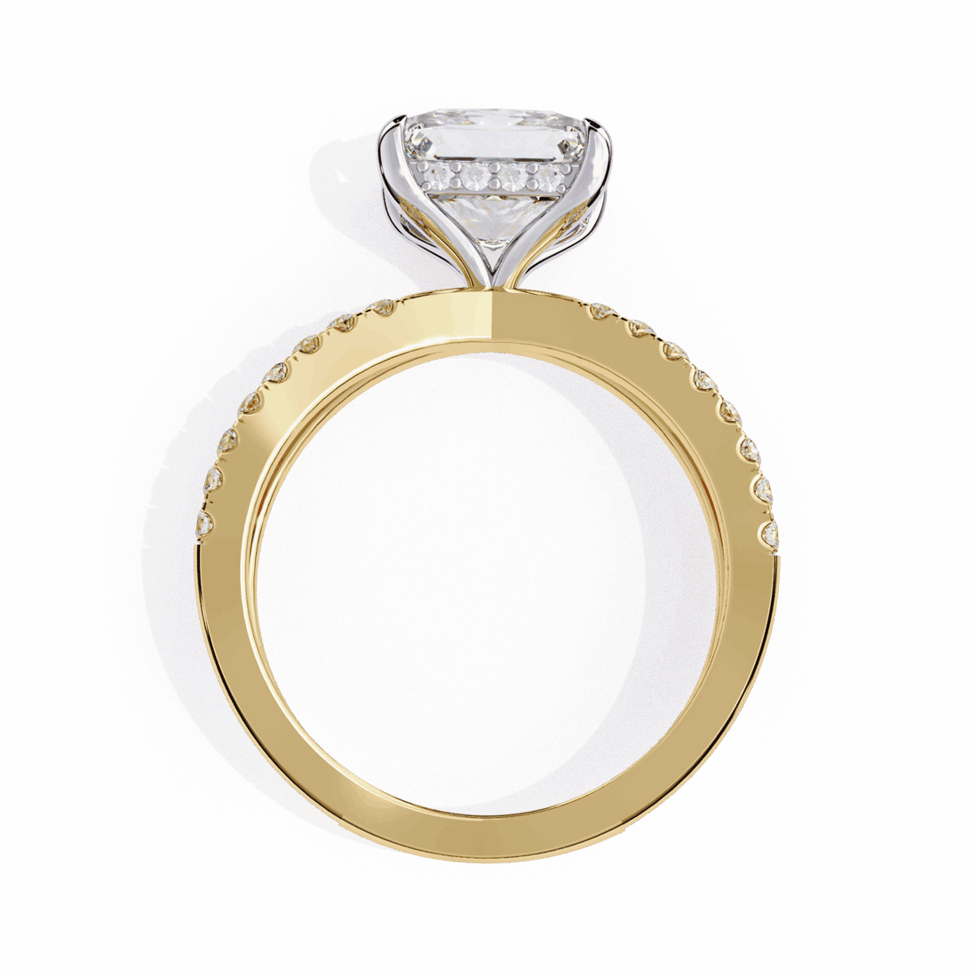 2.75 Carat Princess Eternal Spark Solitaire Ring in Moissanite | House of Estara
