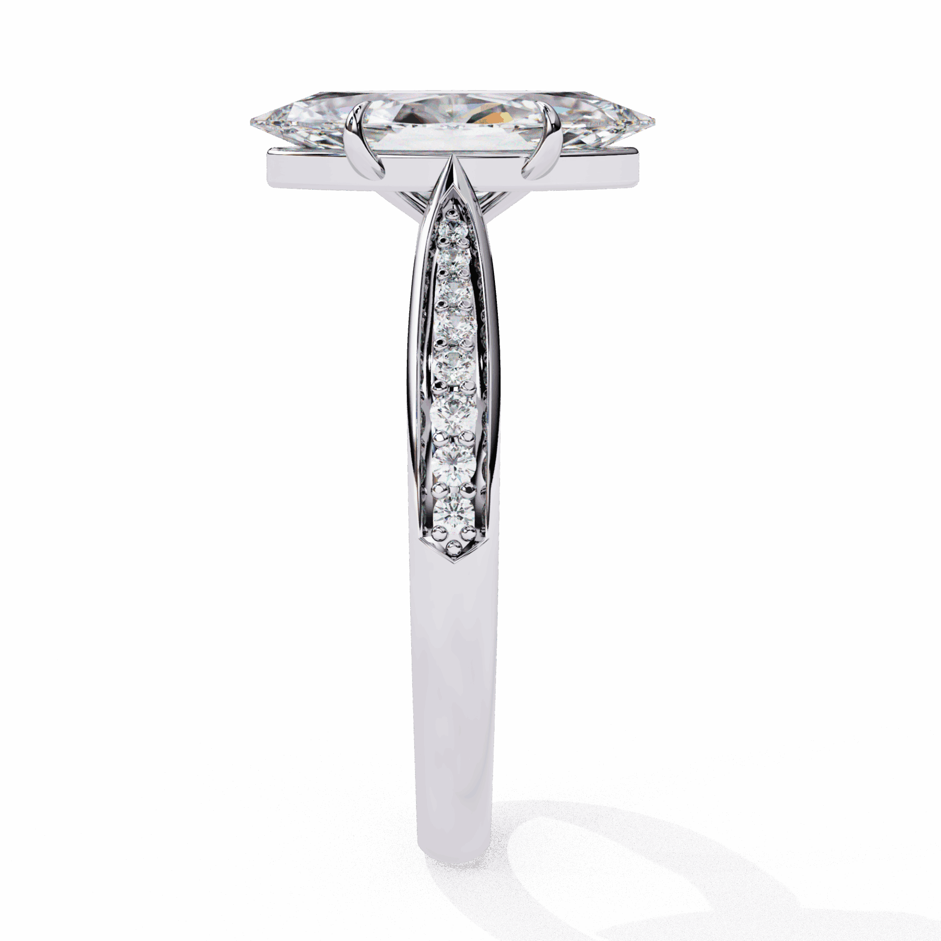 1.5 Carat Marquise True Love Solitaire Ring in Moissanite | House of Estara