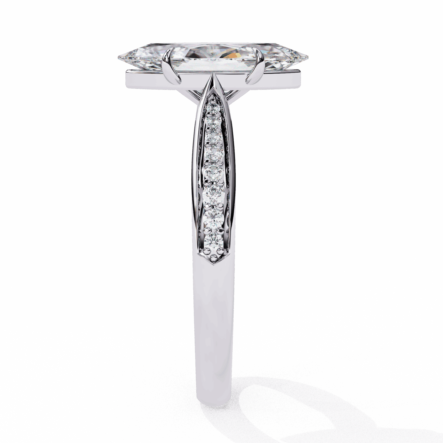 1.5 Carat Marquise True Love Solitaire Ring in Moissanite | House of Estara