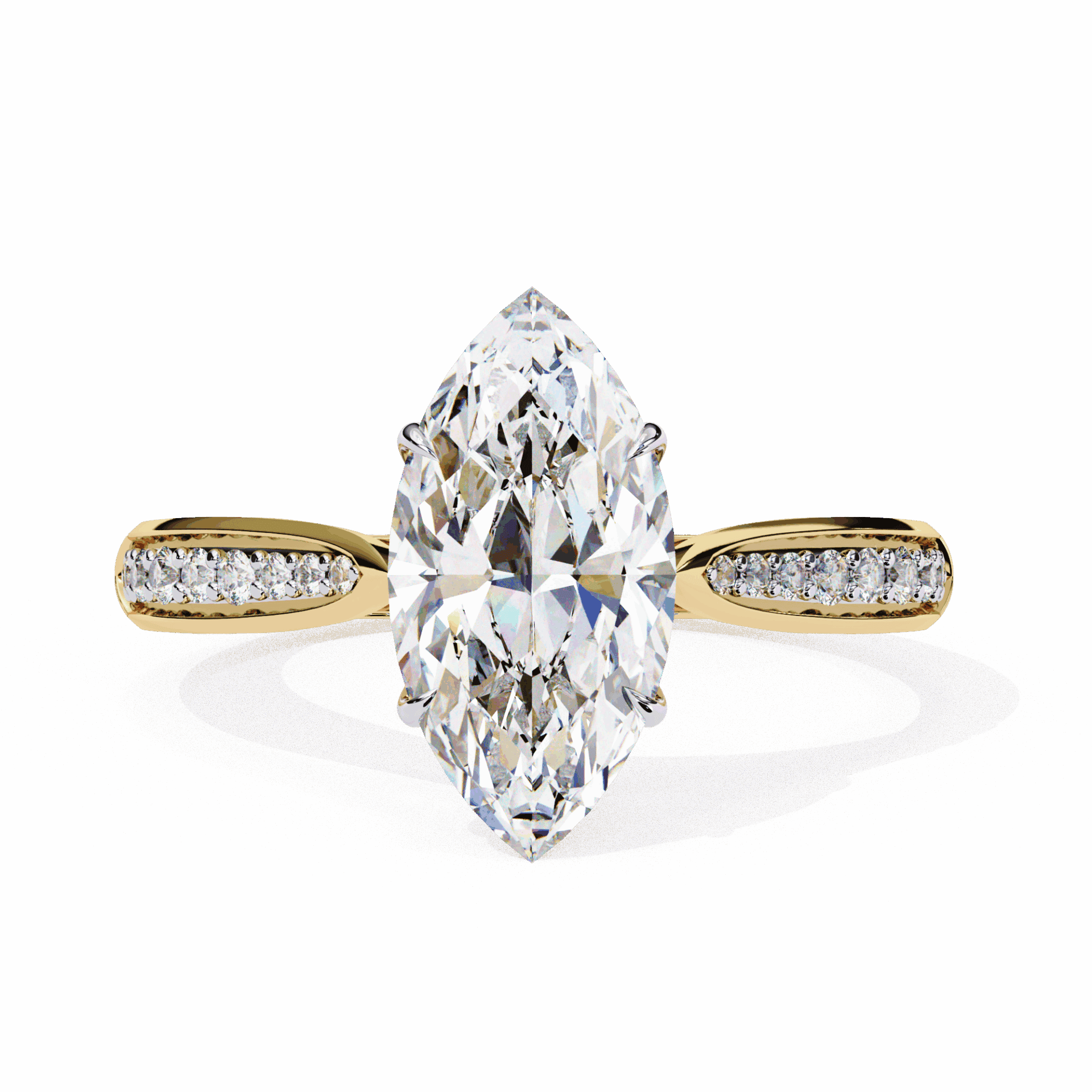 1.5 Carat Marquise True Love Solitaire Ring in Moissanite | House of Estara