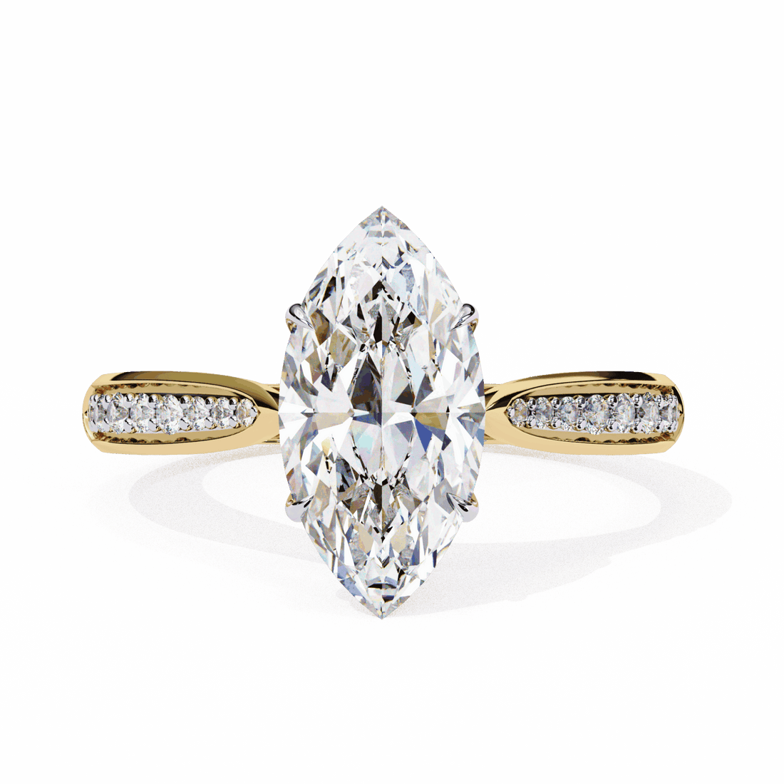 1.5 Carat Marquise True Love Solitaire Ring in Moissanite | House of Estara
