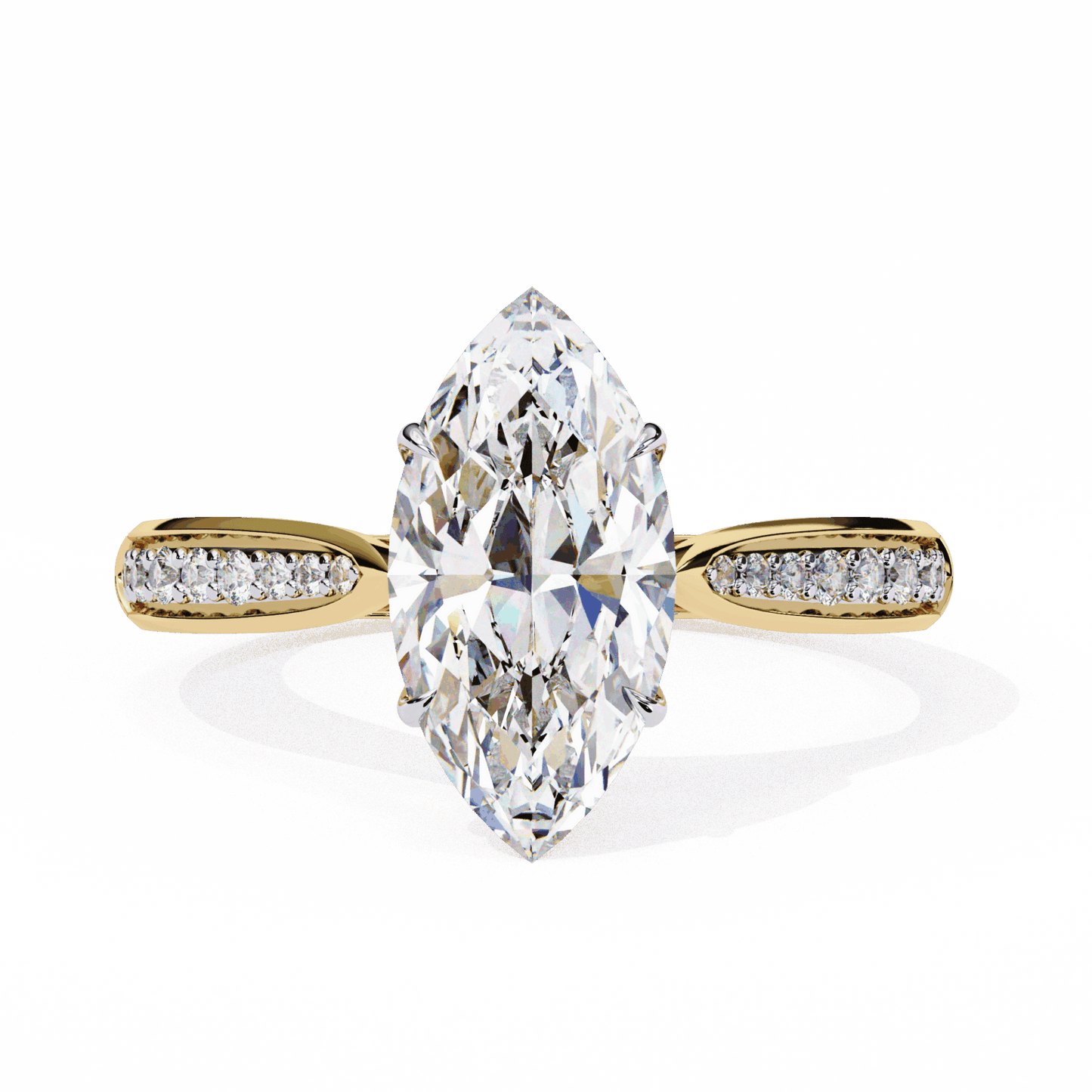 1.5 Carat Marquise True Love Solitaire Ring in Moissanite | House of Estara