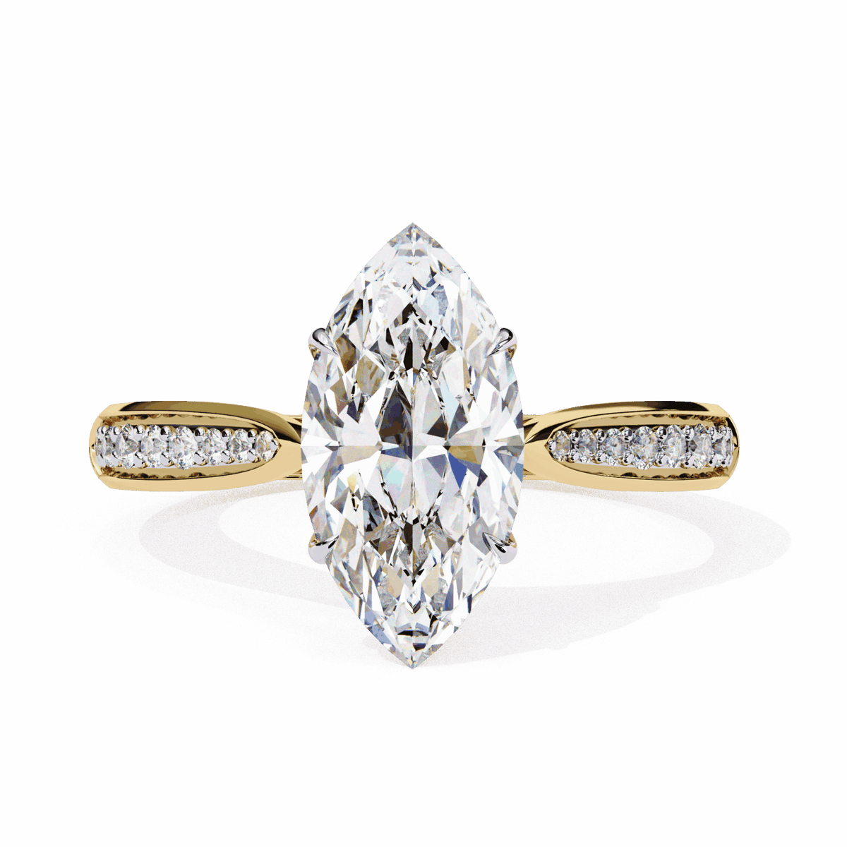 1.5 Carat Marquise True Love Solitaire Ring in Moissanite | House of Estara