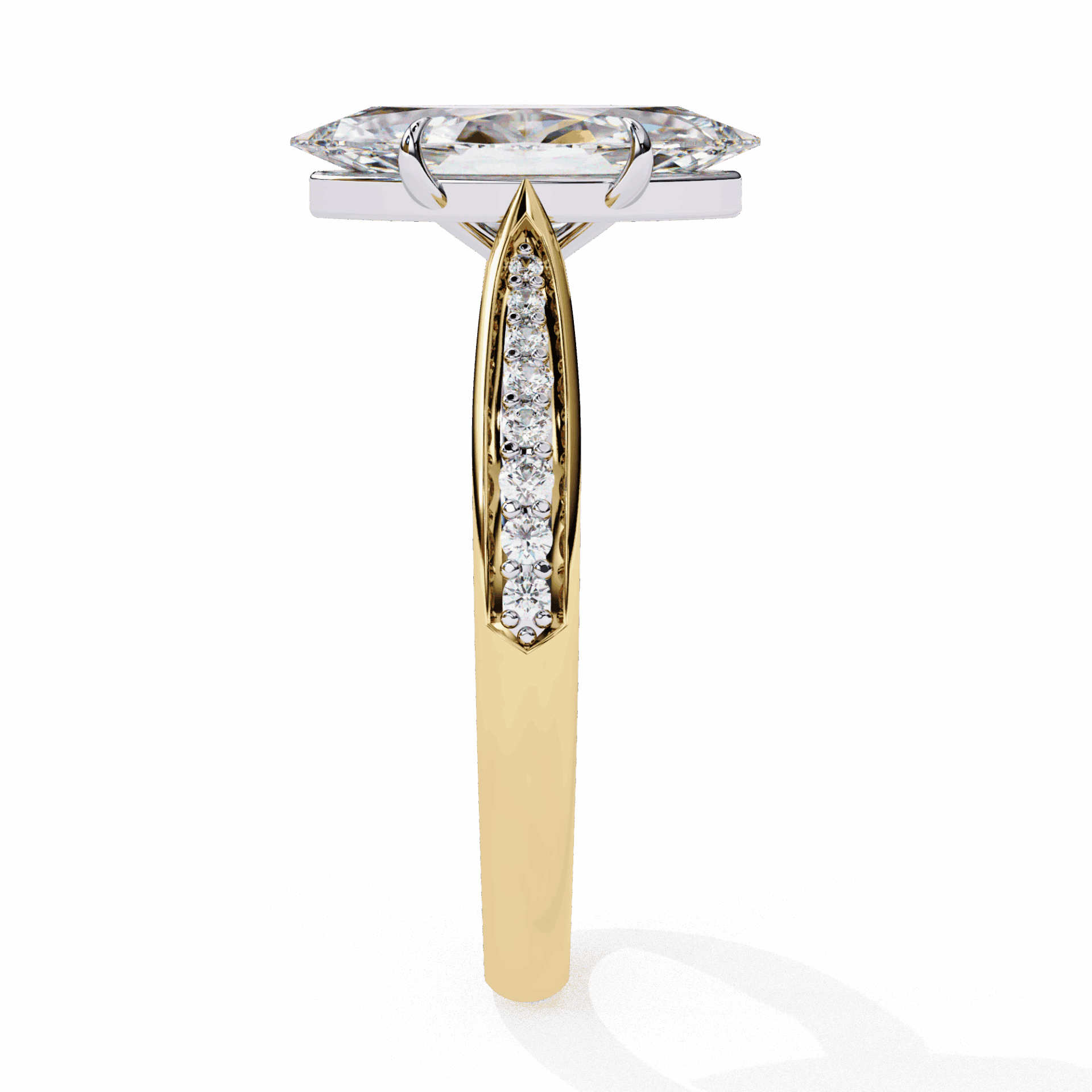 1.5 Carat Marquise True Love Solitaire Ring in Moissanite | House of Estara