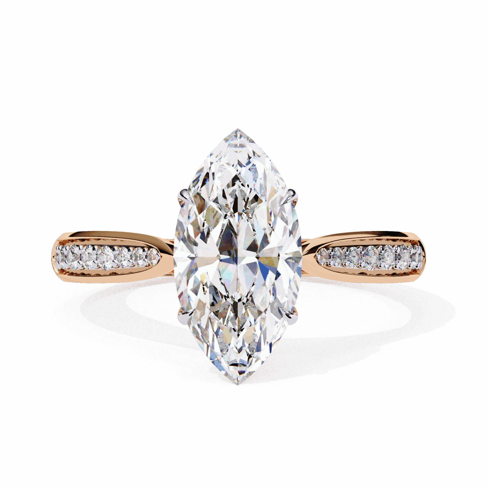 1.5 Carat Marquise True Love Solitaire Ring in Moissanite | House of Estara