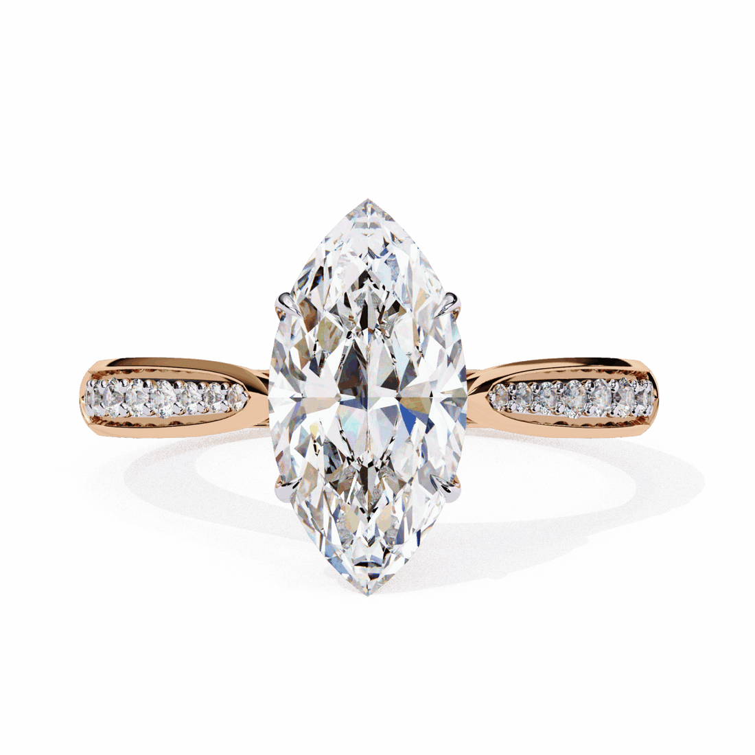 1.5 Carat Marquise True Love Solitaire Ring in Moissanite | House of Estara