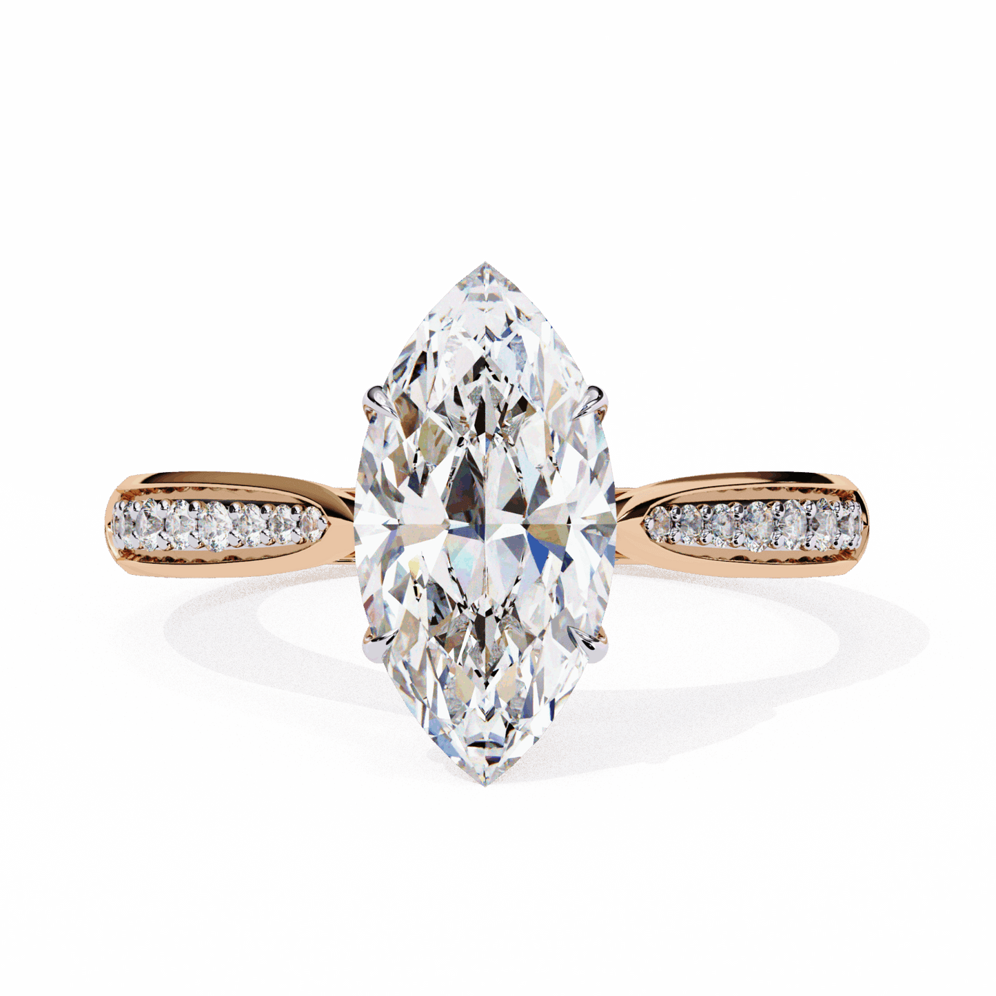 1.5 Carat Marquise True Love Solitaire Ring in Moissanite | House of Estara