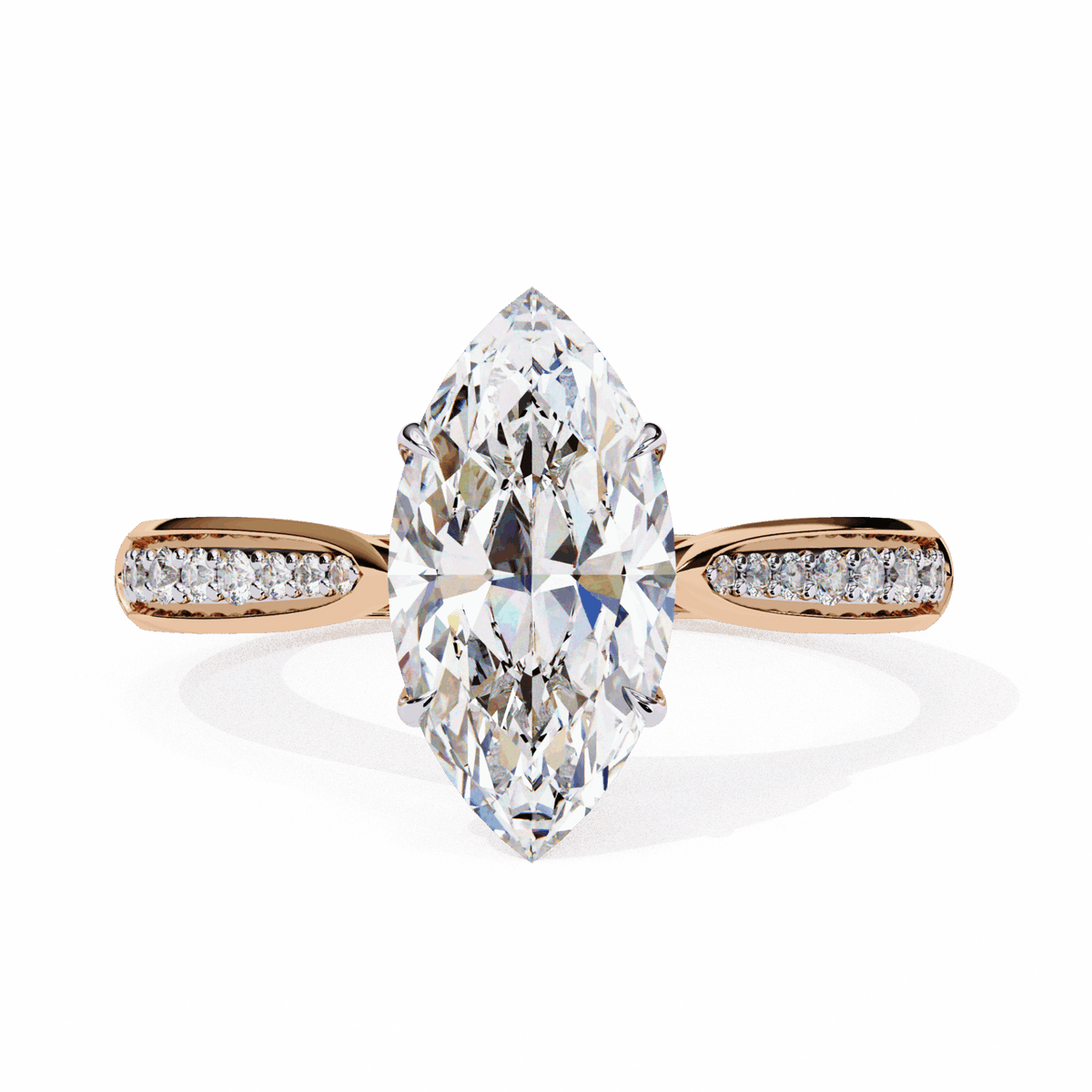 1.5 Carat Marquise True Love Solitaire Ring in Moissanite | House of Estara