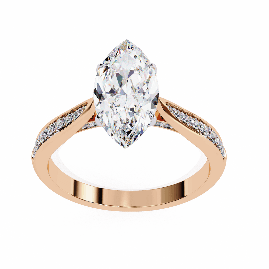 1.5 Carat Marquise True Love Solitaire Ring in Moissanite | House of Estara