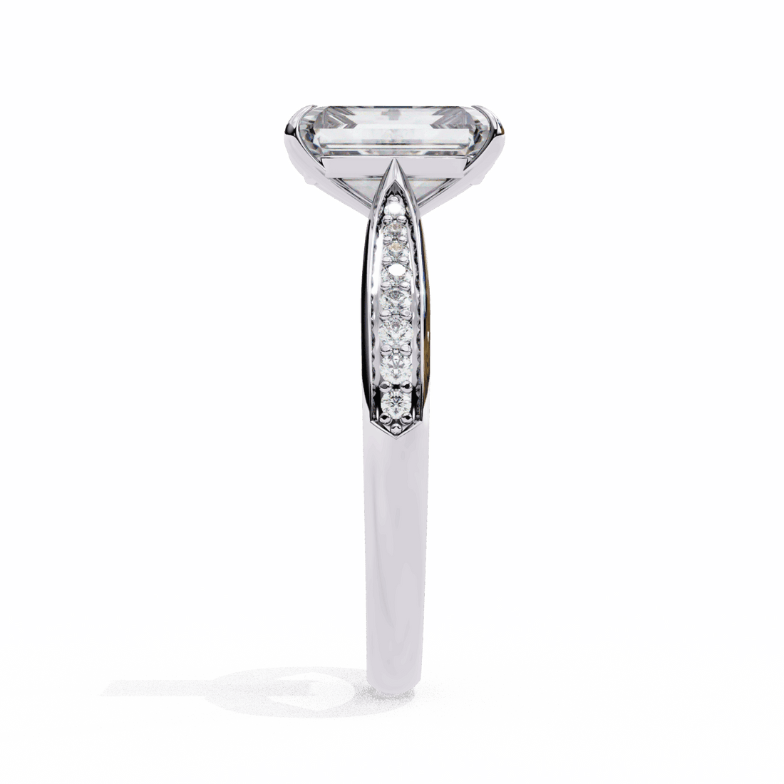 2.5 Carat Radiant True Love Solitaire Ring in Moissanite | House of Estara