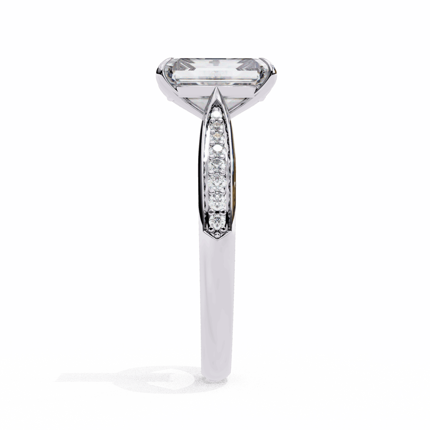 2.5 Carat Radiant True Love Solitaire Ring in Moissanite | House of Estara
