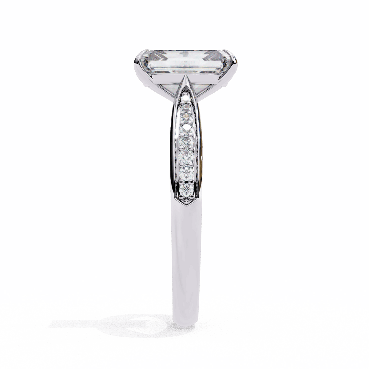 2.5 Carat Radiant True Love Solitaire Ring in Moissanite | House of Estara