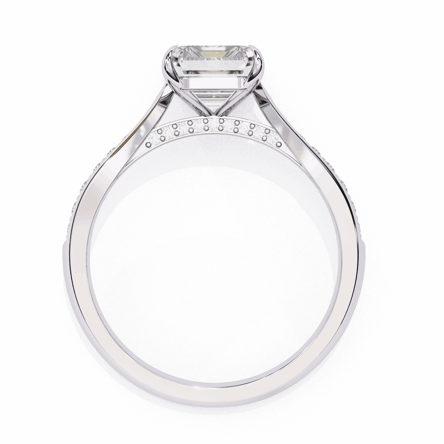 2.5 Carat Radiant True Love Solitaire Ring in Moissanite | House of Estara