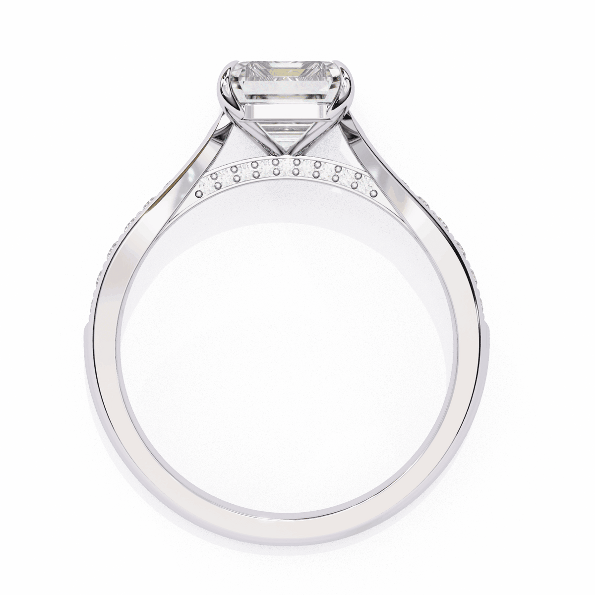 2.5 Carat Radiant True Love Solitaire Ring in Moissanite | House of Estara