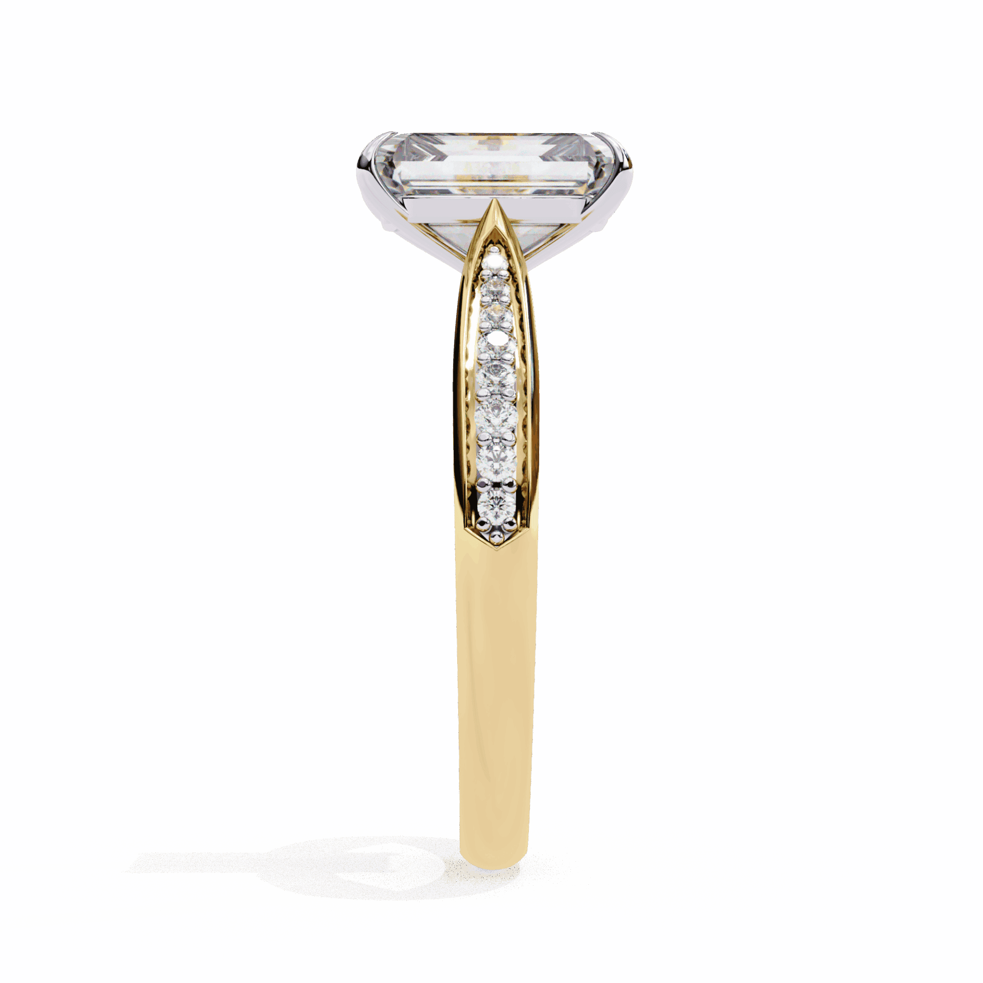 2.5 Carat Radiant True Love Solitaire Ring in Moissanite | House of Estara