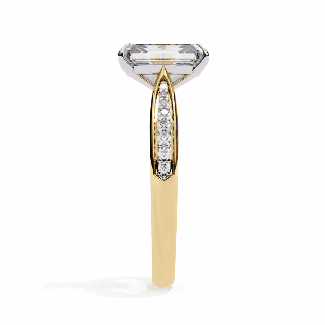 2.5 Carat Radiant True Love Solitaire Ring in Moissanite | House of Estara