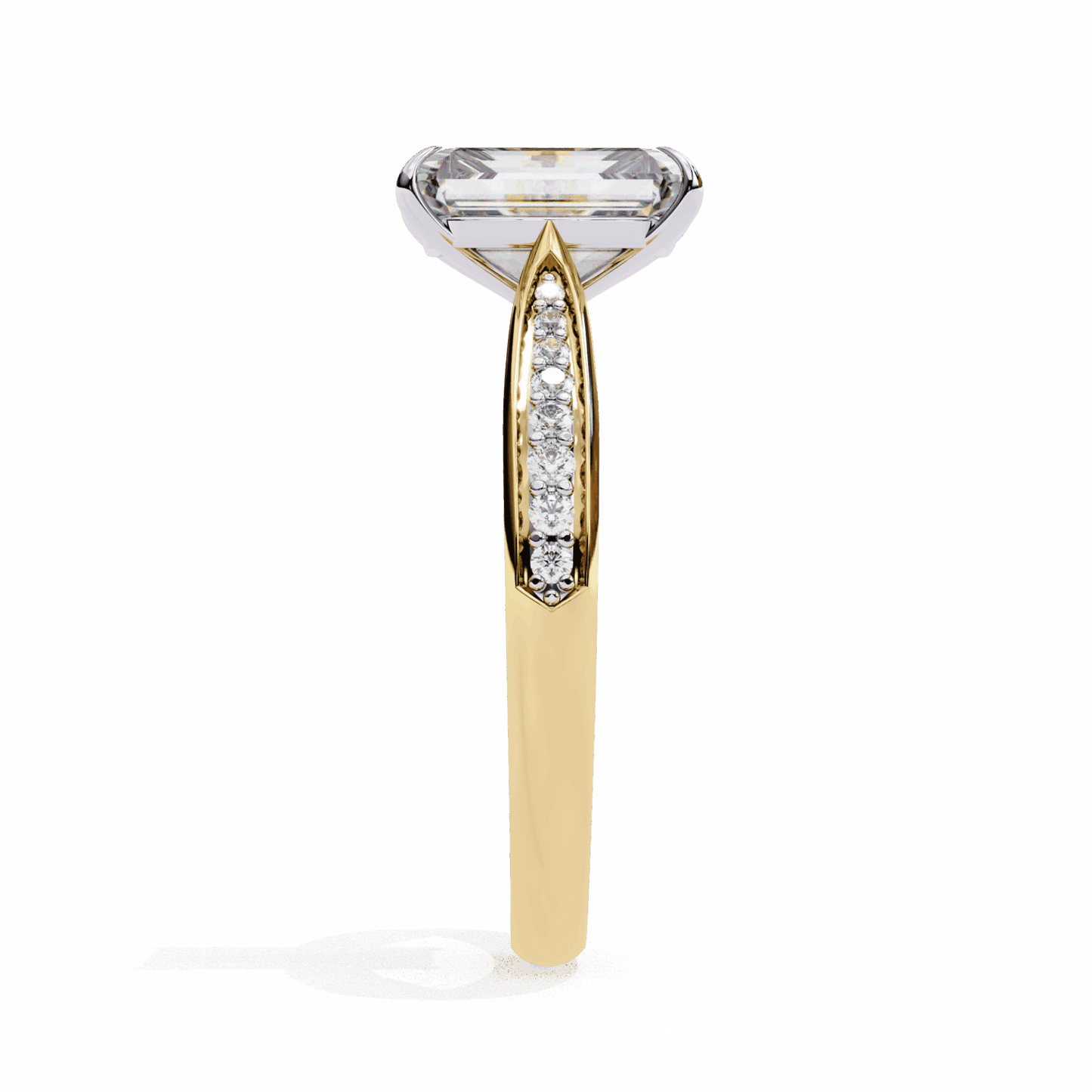 2.5 Carat Radiant True Love Solitaire Ring in Moissanite | House of Estara
