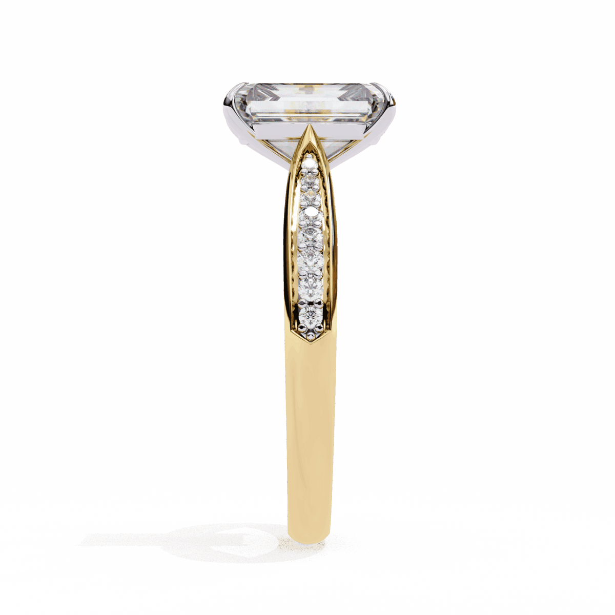 2.5 Carat Radiant True Love Solitaire Ring in Moissanite | House of Estara