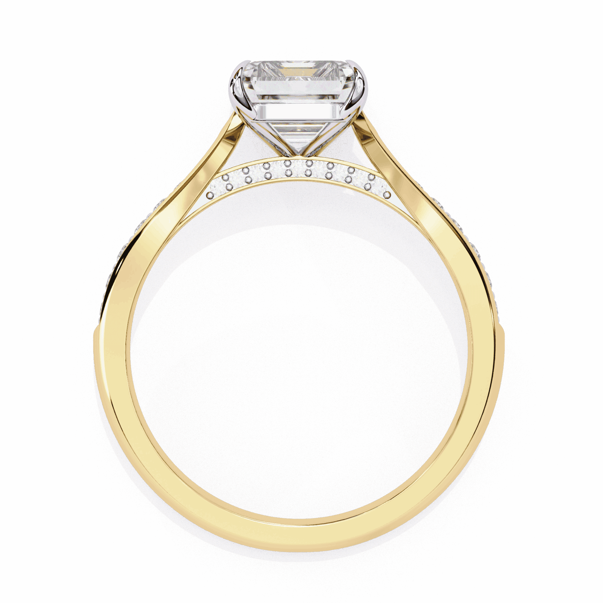 2.5 Carat Radiant True Love Solitaire Ring in Moissanite | House of Estara
