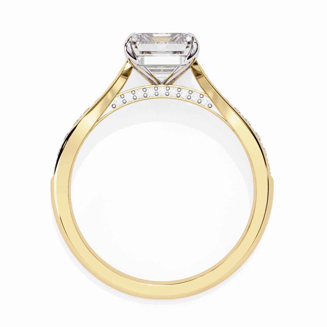 2.5 Carat Radiant True Love Solitaire Ring in Moissanite | House of Estara