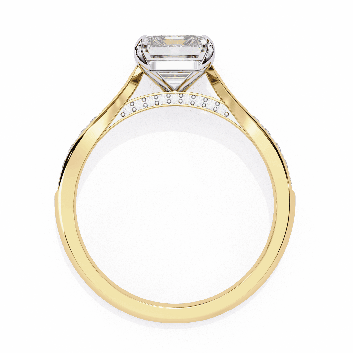 2.5 Carat Radiant True Love Solitaire Ring in Moissanite | House of Estara