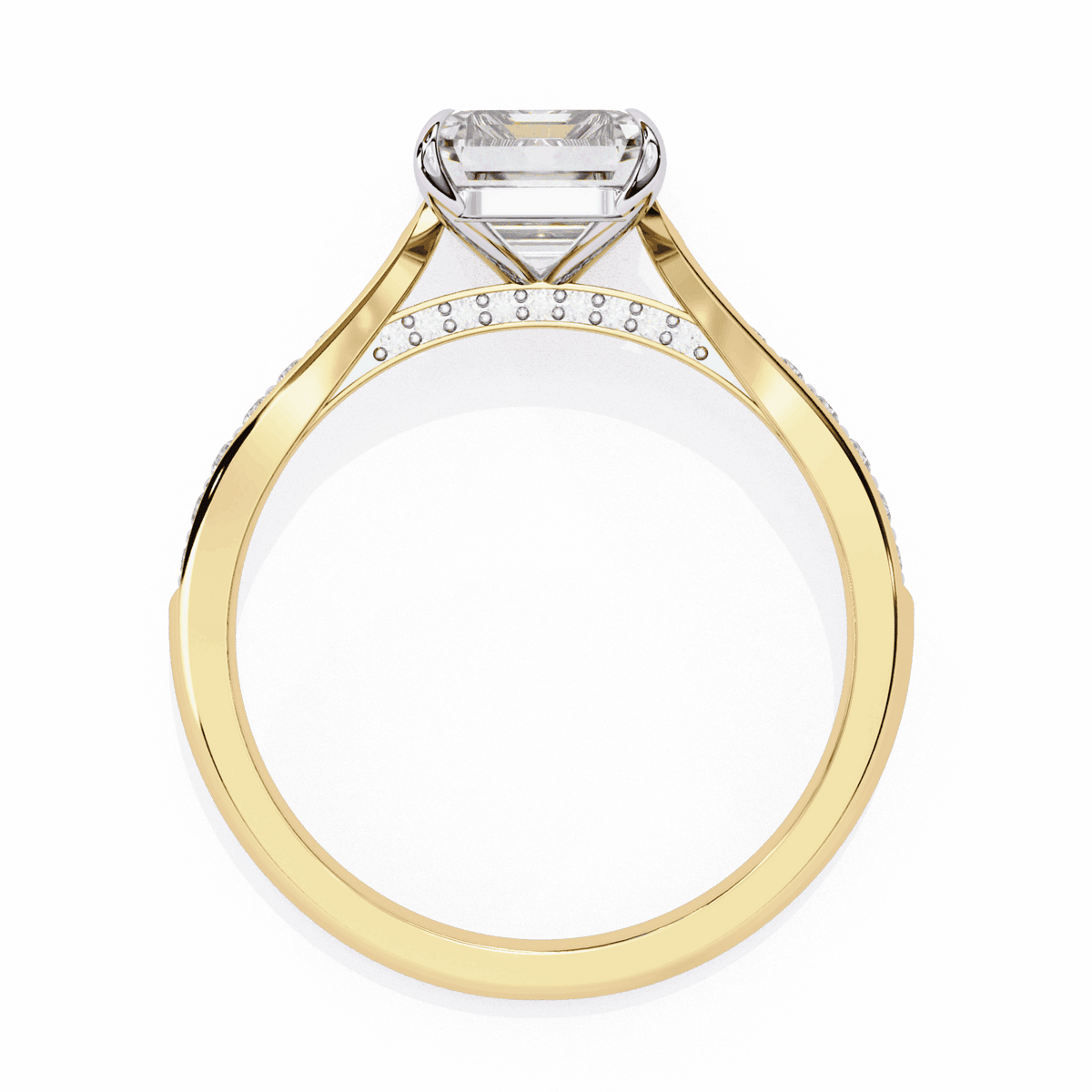 2.5 Carat Radiant True Love Solitaire Ring in Moissanite | House of Estara