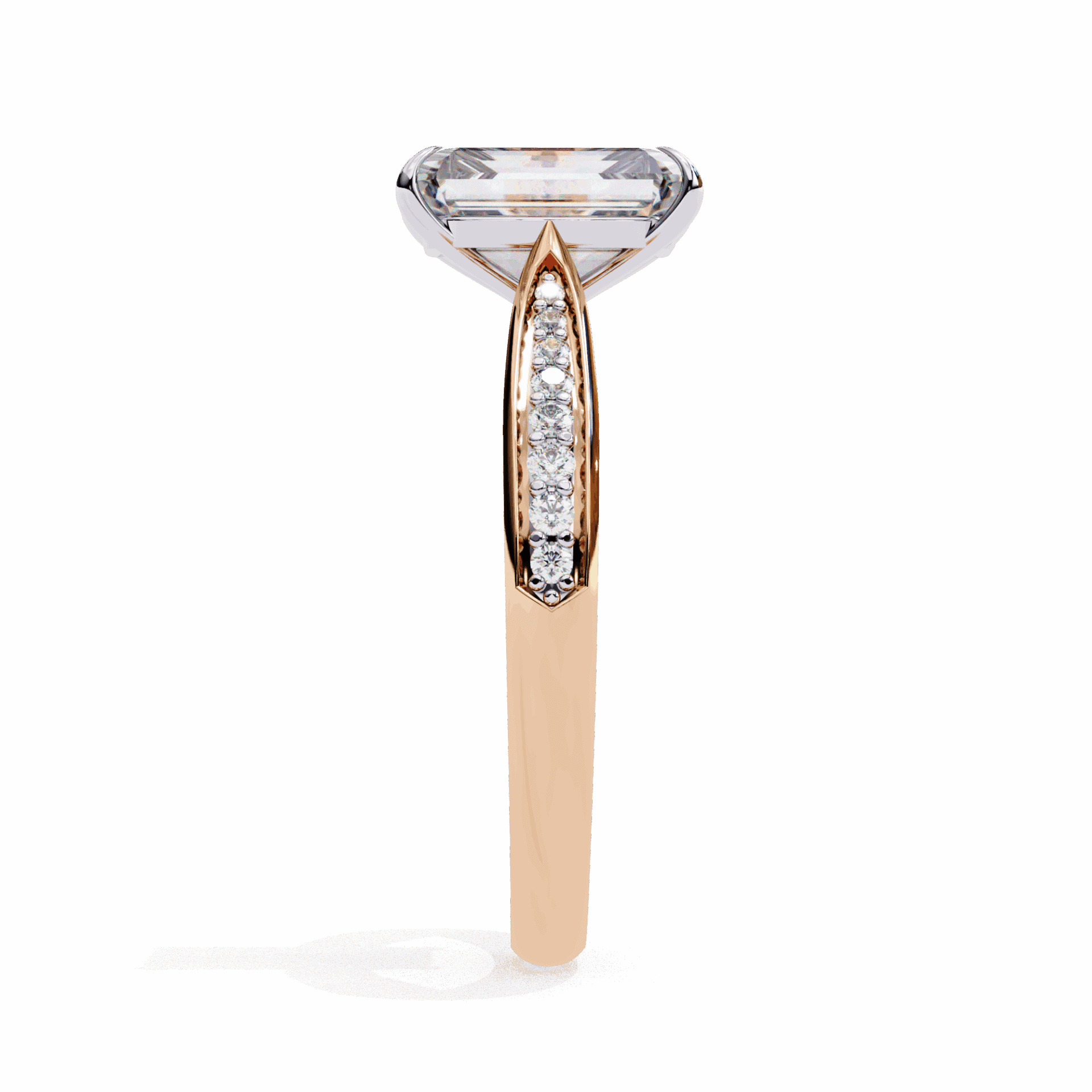 2.5 Carat Radiant True Love Solitaire Ring in Moissanite | House of Estara