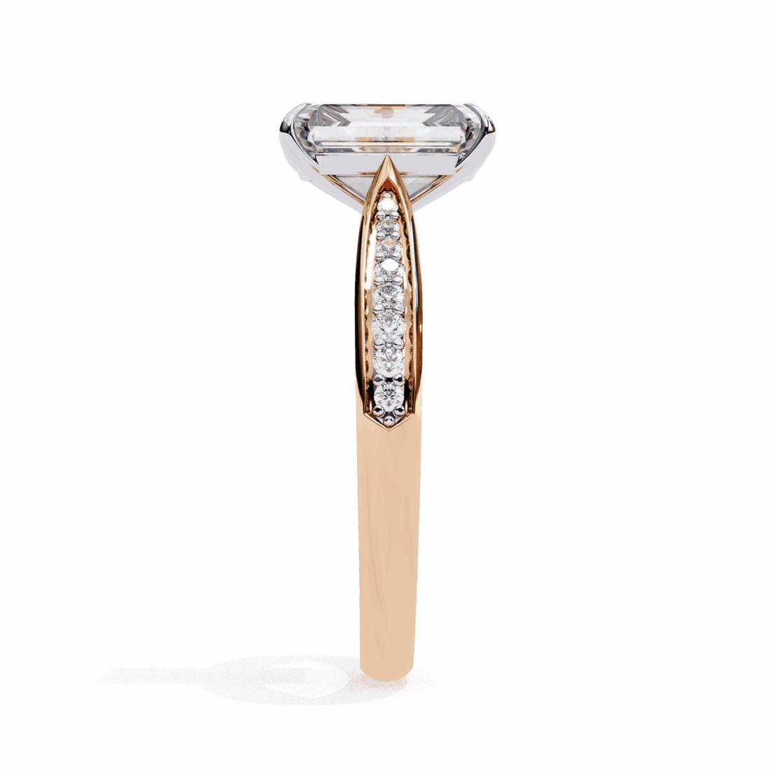 2.5 Carat Radiant True Love Solitaire Ring in Moissanite | House of Estara