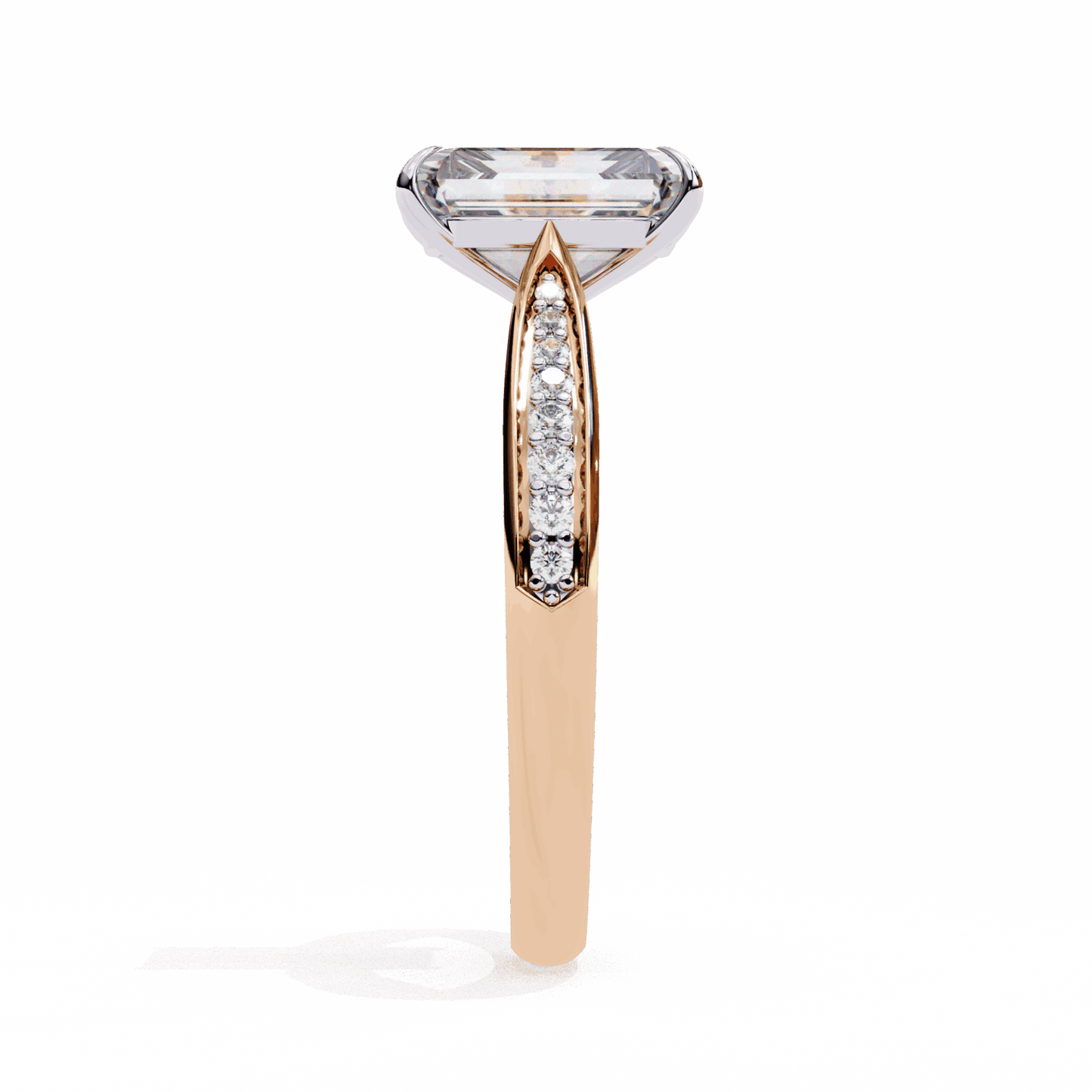 2.5 Carat Radiant True Love Solitaire Ring in Moissanite | House of Estara