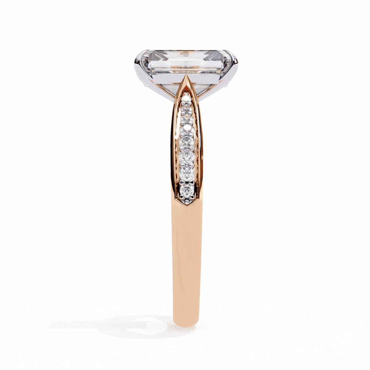 2.5 Carat Radiant True Love Solitaire Ring in Moissanite | House of Estara