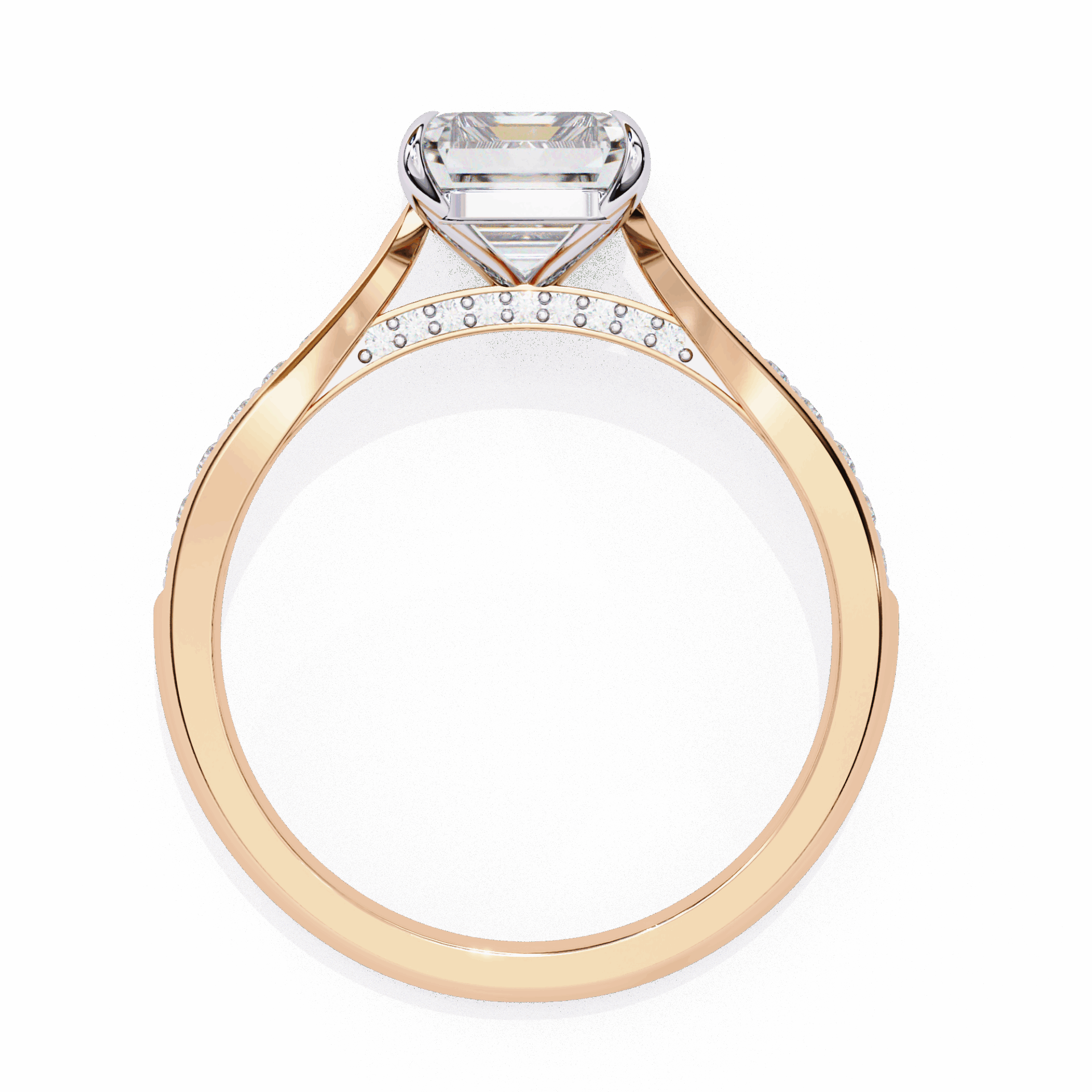 2.5 Carat Radiant True Love Solitaire Ring in Moissanite | House of Estara