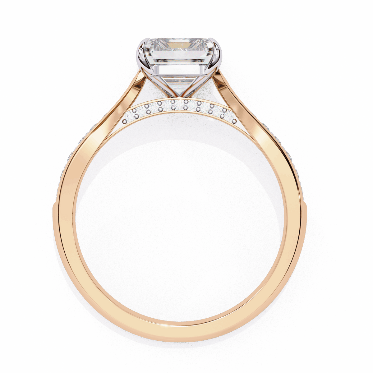 2.5 Carat Radiant True Love Solitaire Ring in Moissanite | House of Estara