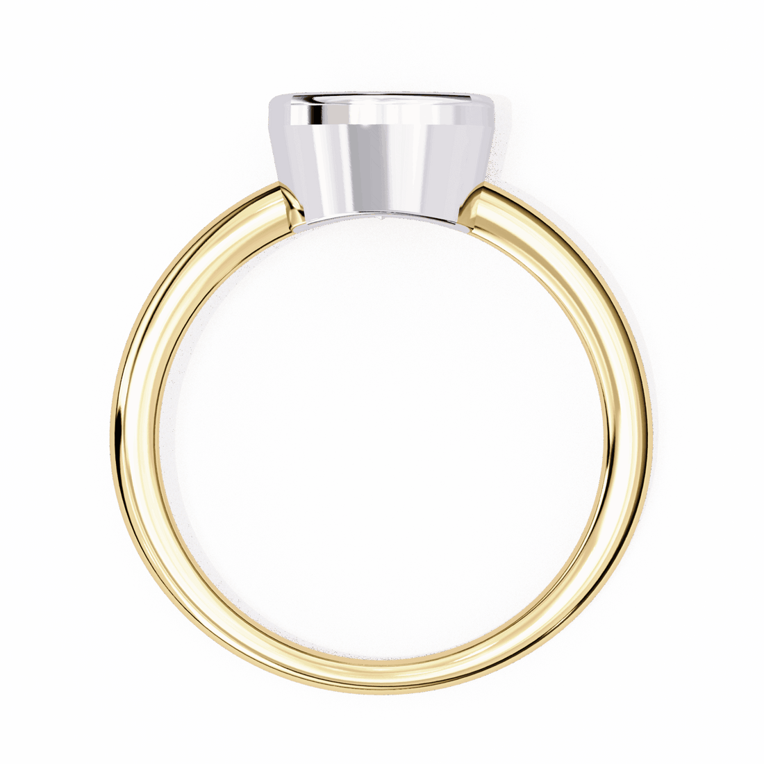 1.75 Carat Cushion Minimalist Solitaire Engagement Ring in Moissanite | House of Estara