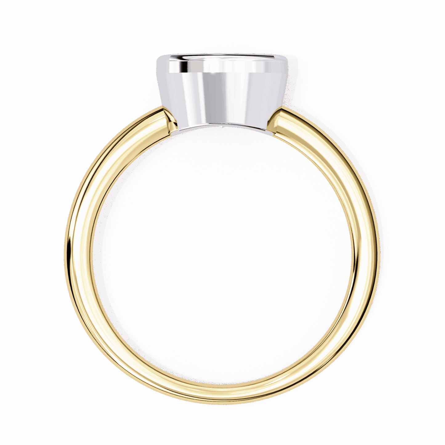 1.75 Carat Cushion Minimalist Solitaire Engagement Ring in Moissanite | House of Estara