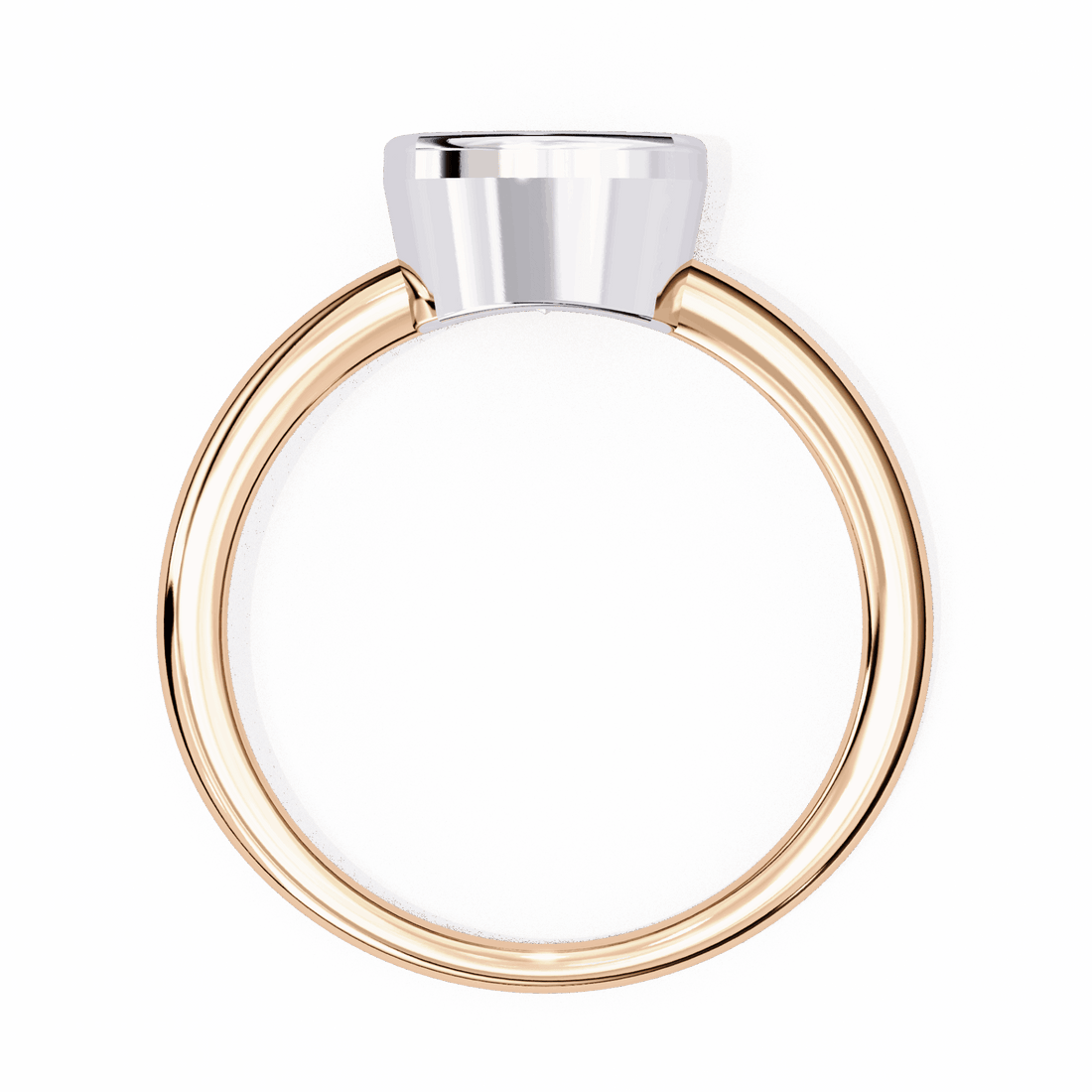 1.75 Carat Cushion Minimalist Solitaire Engagement Ring in Moissanite | House of Estara