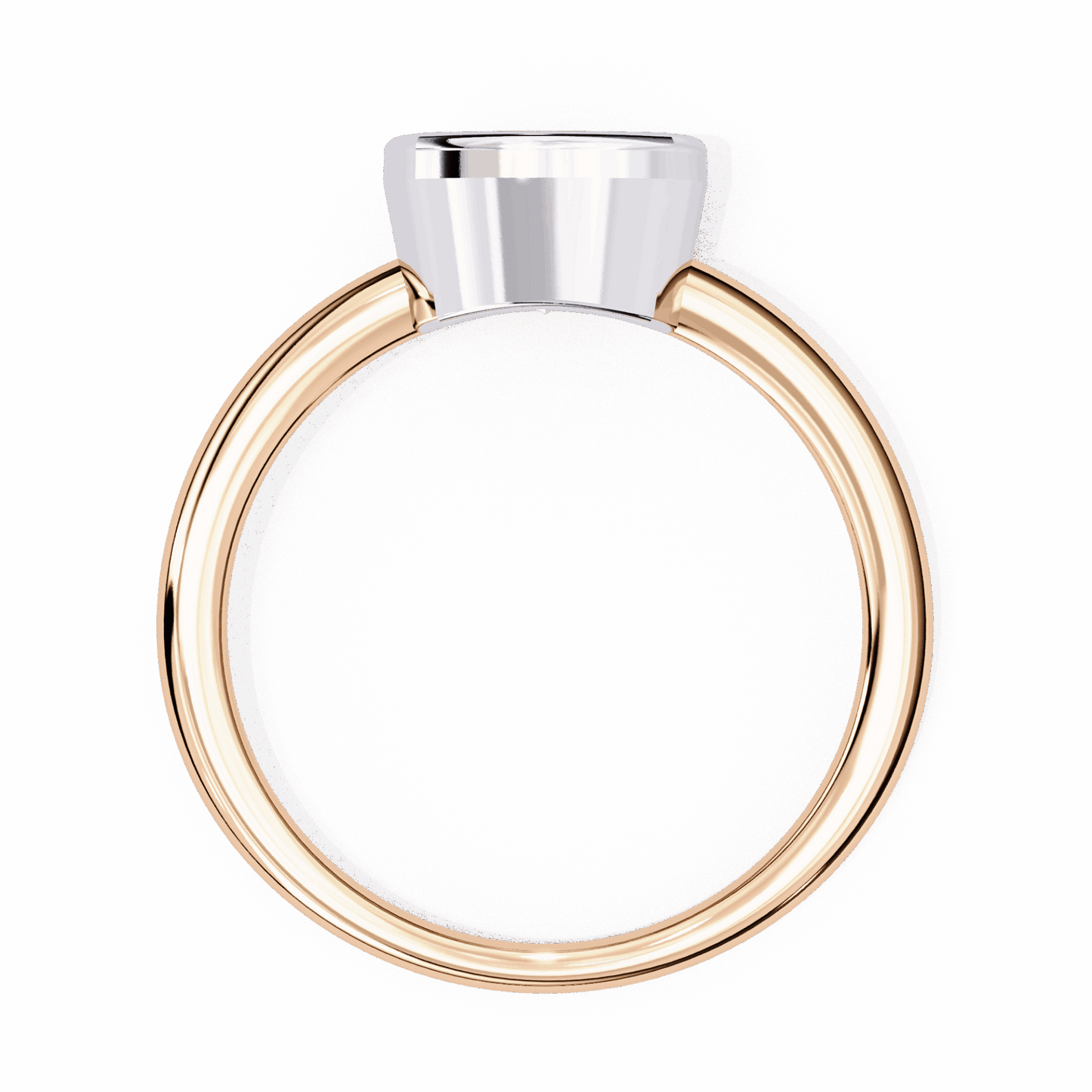 1.75 Carat Cushion Minimalist Solitaire Engagement Ring in Moissanite | House of Estara