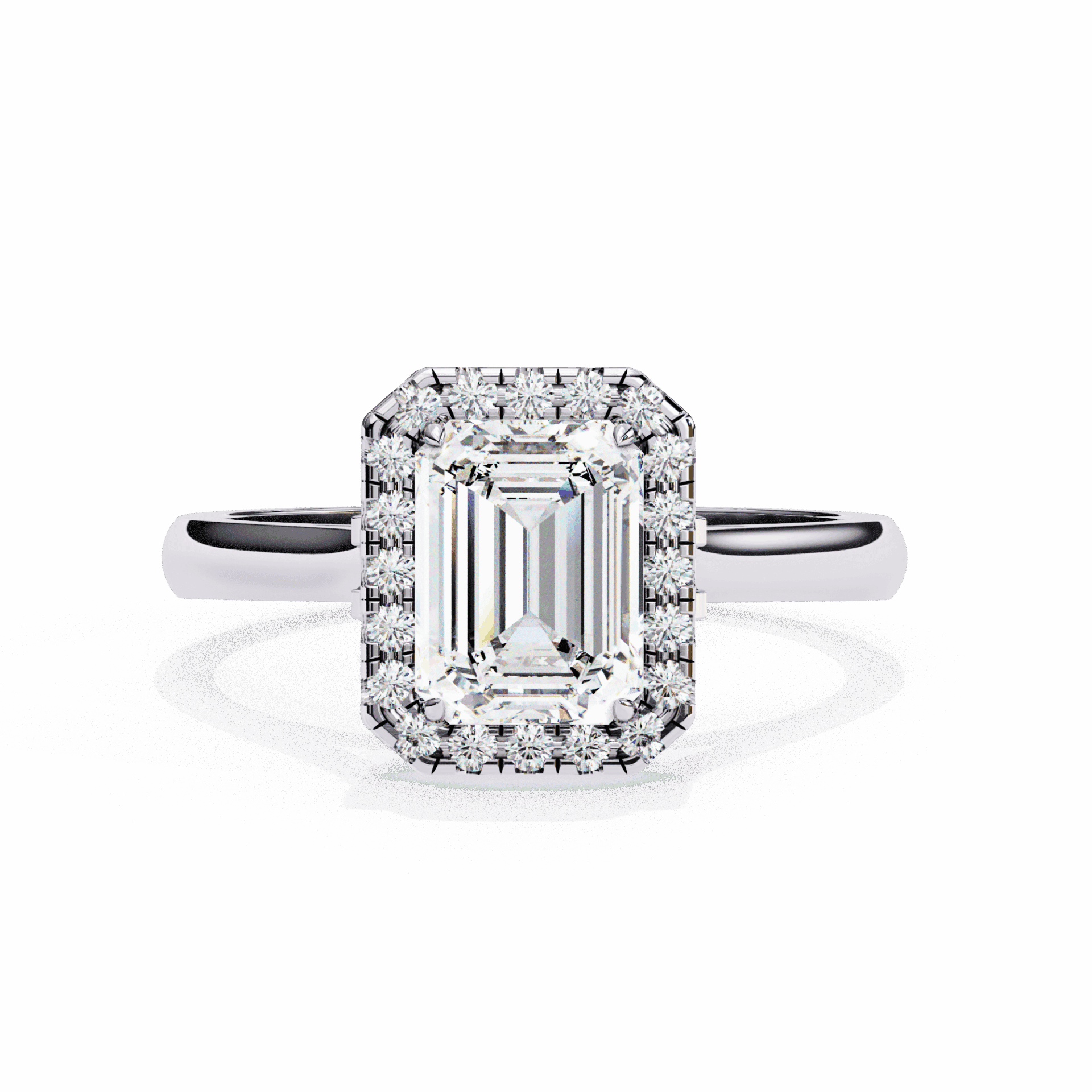 2.75 Carat Radiant Heritage Solitaire Ring in Moissanite | House of Estara