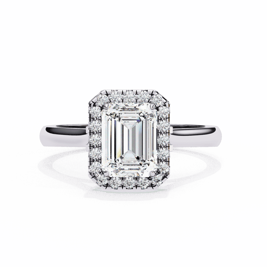 2.75 Carat Radiant Heritage Solitaire Ring in Moissanite | House of Estara