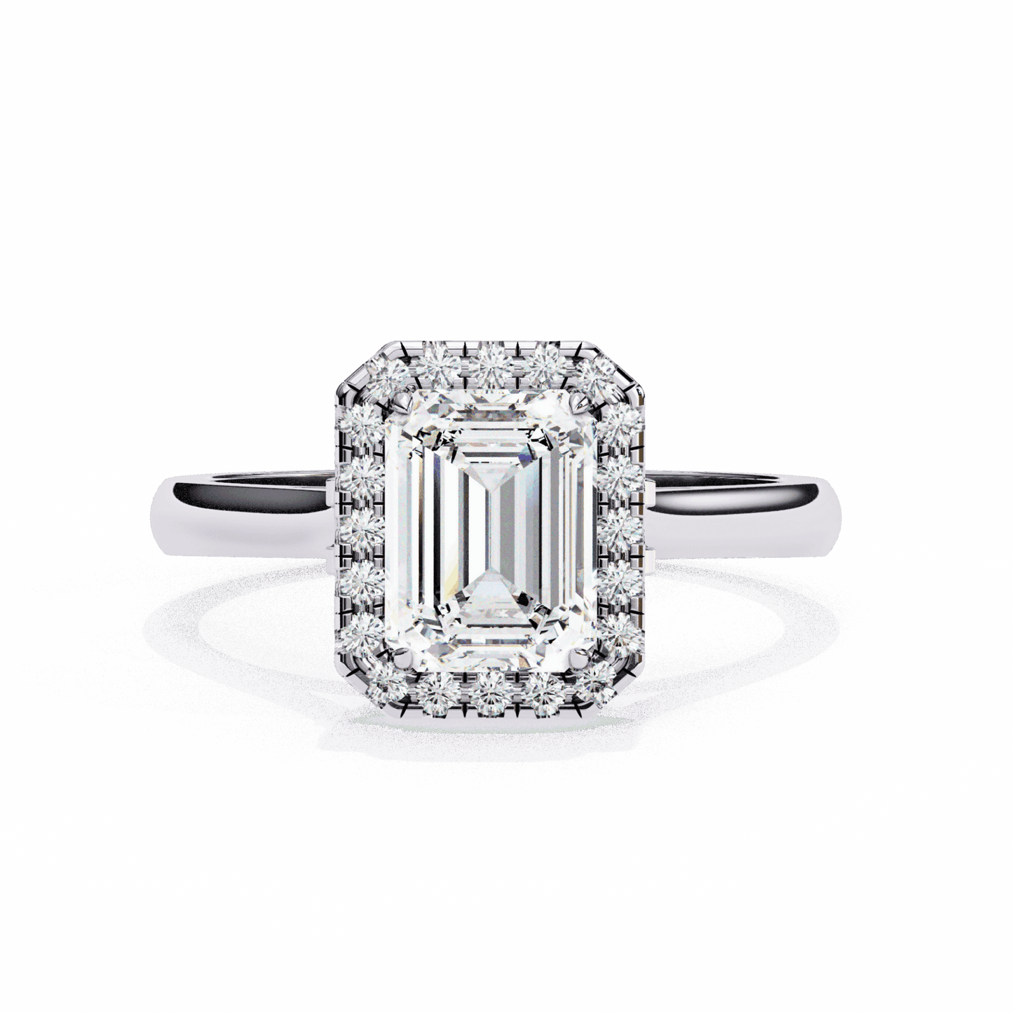 2.75 Carat Radiant Heritage Solitaire Ring in Moissanite | House of Estara