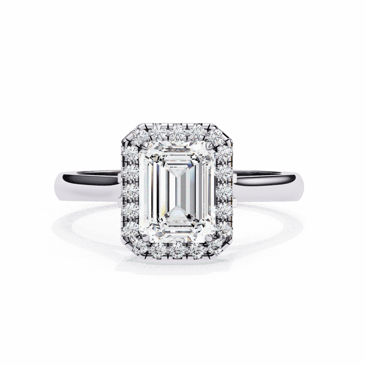 2.75 Carat Radiant Heritage Solitaire Ring in Moissanite | House of Estara