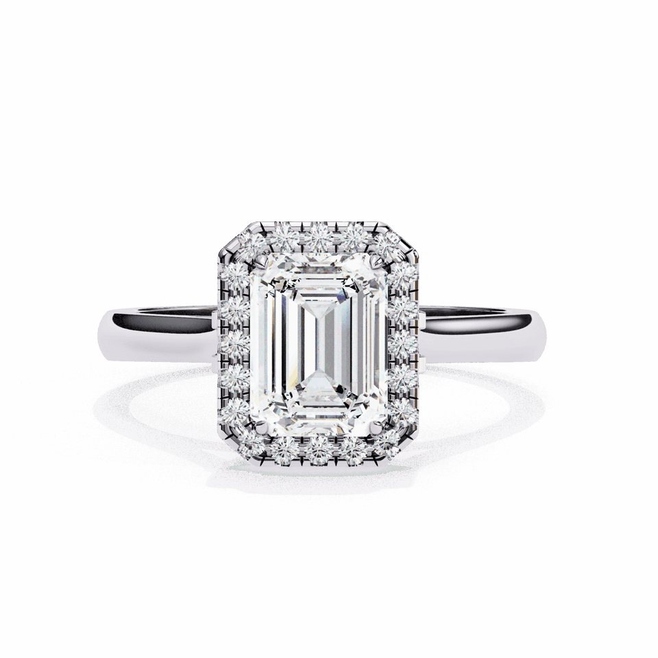 Heritage Emerald Halo Cathedral