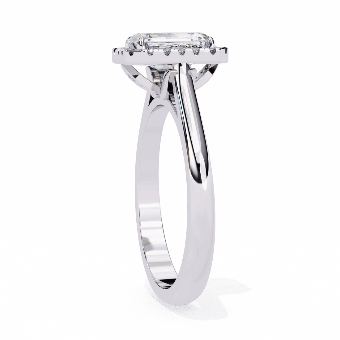 2.75 Carat Radiant Heritage Solitaire Ring in Moissanite | House of Estara