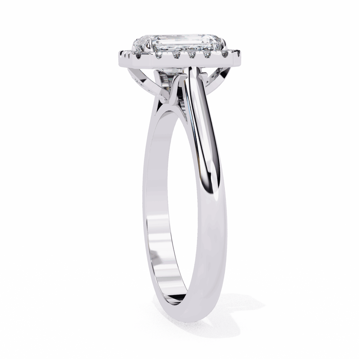 2.75 Carat Radiant Heritage Solitaire Ring in Moissanite | House of Estara