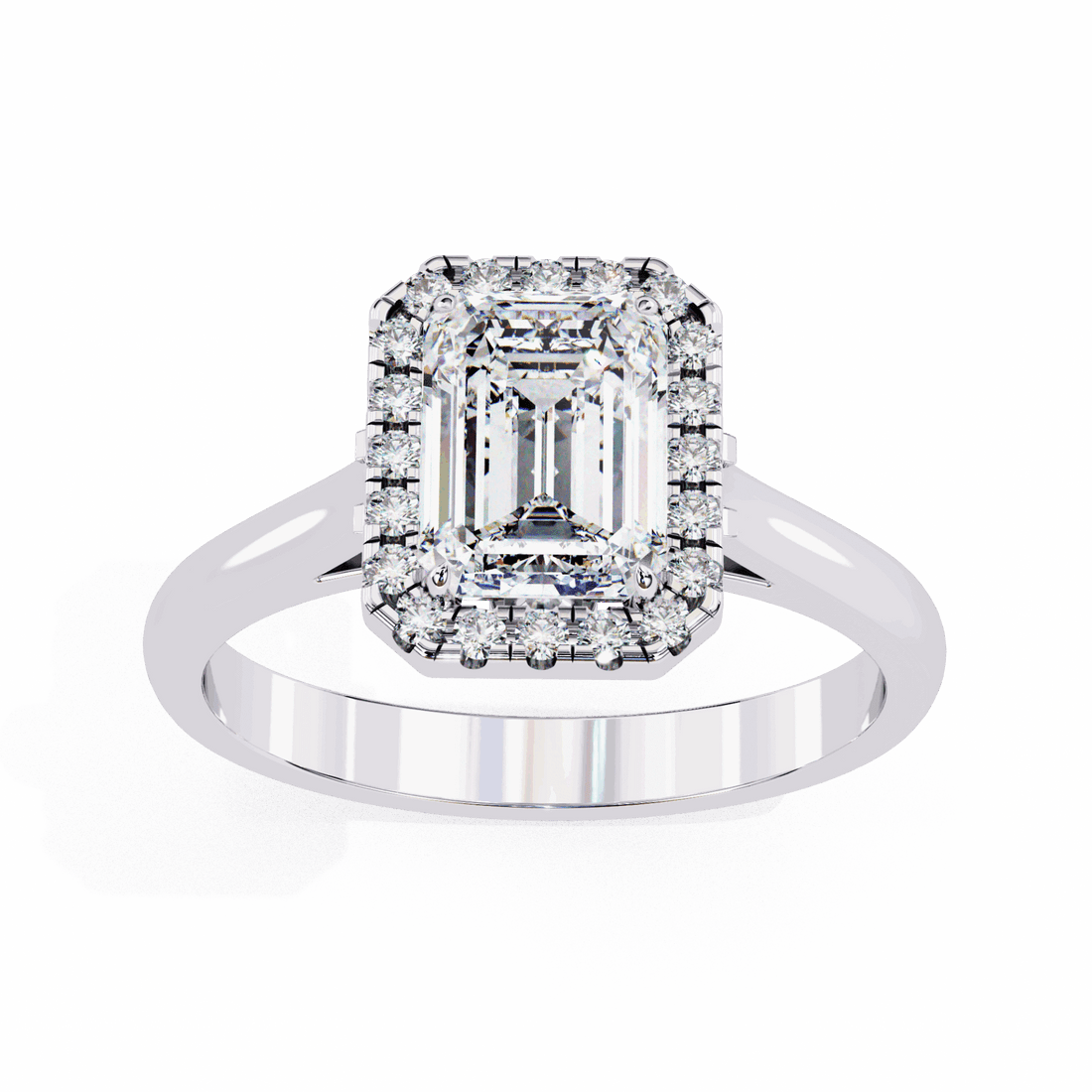 2.75 Carat Radiant Heritage Solitaire Ring in Moissanite | House of Estara